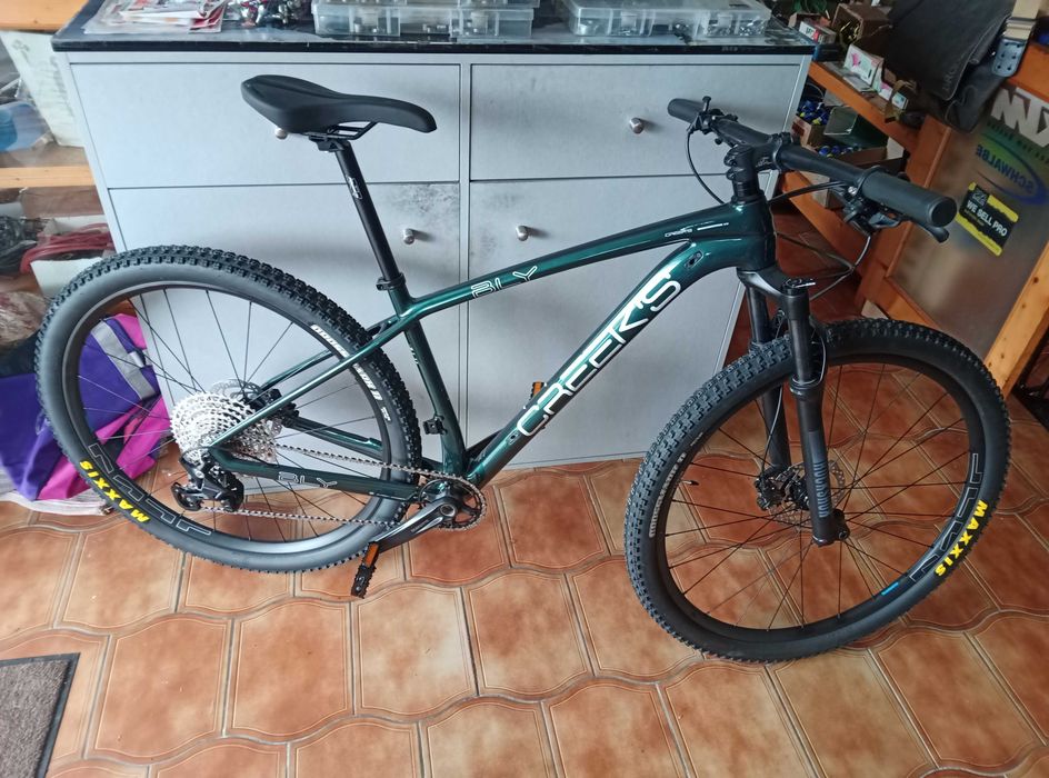 Bicicleta de Btt em carbono