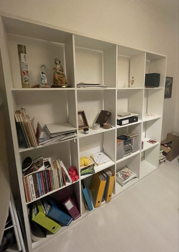 Estante branca lacada-boa oportunidade!