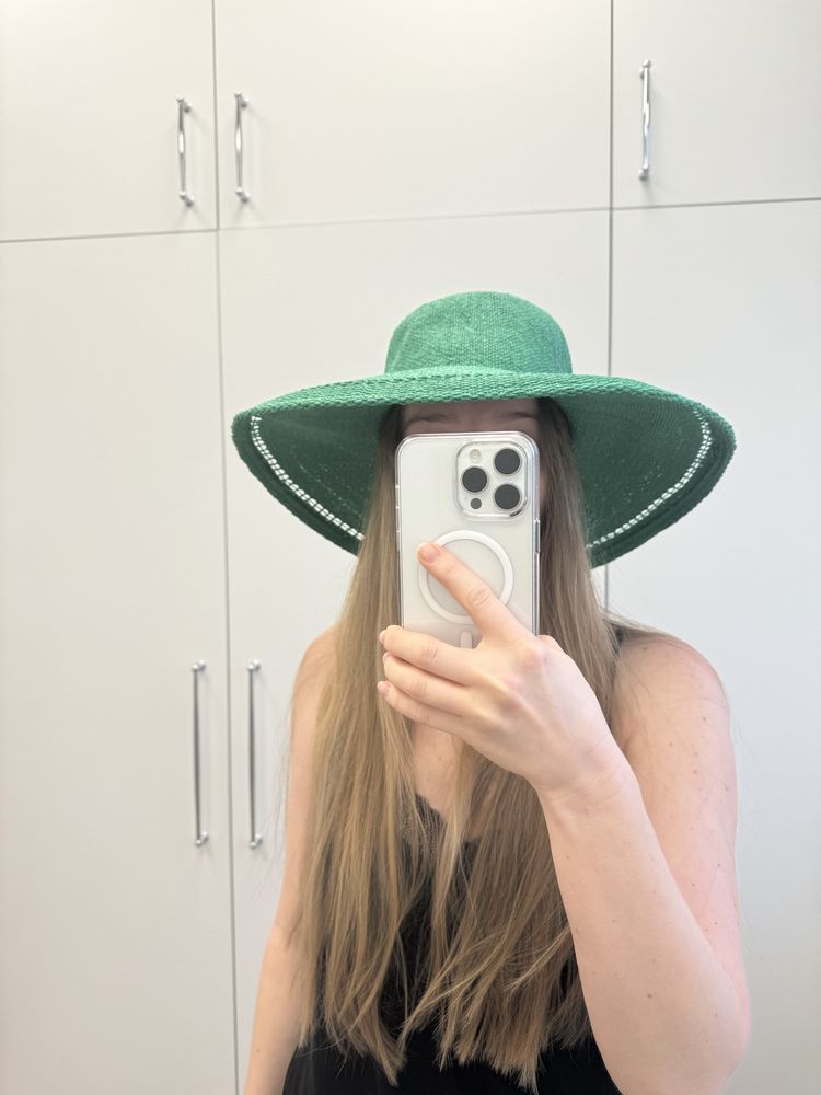 Новая Соломенная шляпа Zara, капелюх, летняя шляпа