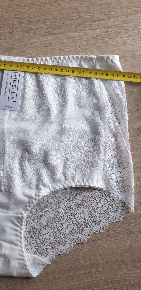 4 ×Damskie majtki figi z wysokim stanem 5XL