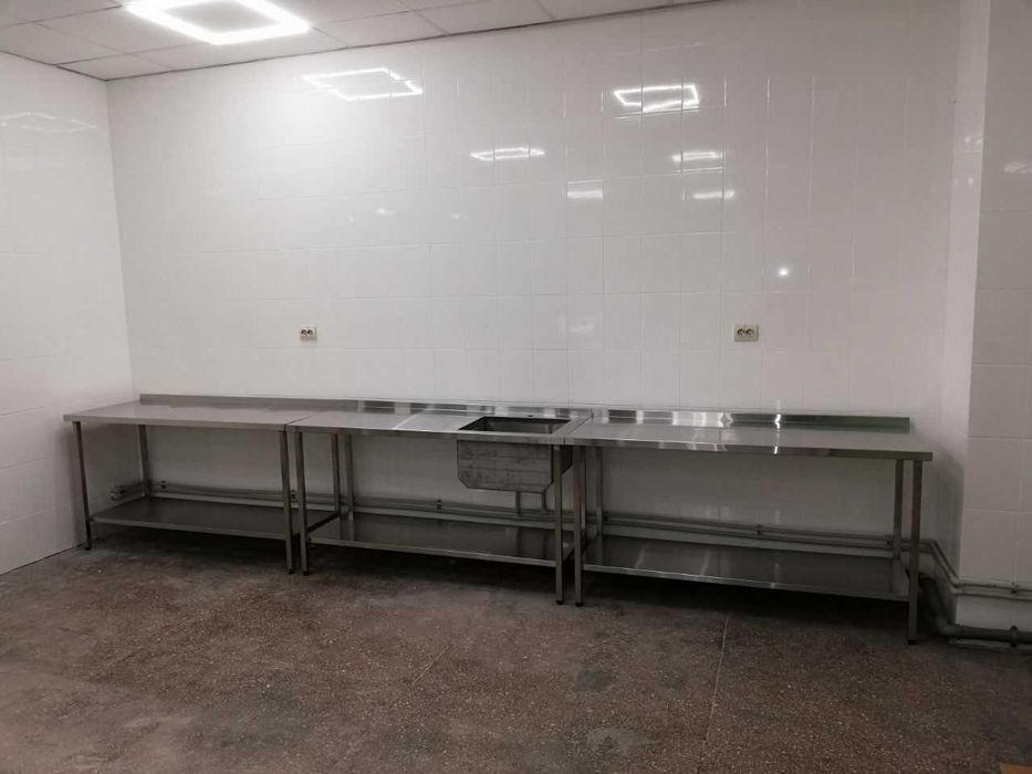 Оборудование из нержавейки (столы, мойки, вытяжки, сушки, шпильки)