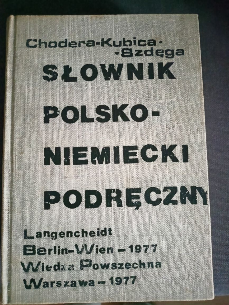 Słownik Polsko-Niemiecki Podręczny, 1977