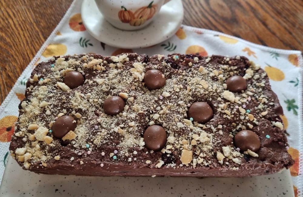 Blok czekoladowy przysmak PRL waga ok. 1,10 kg