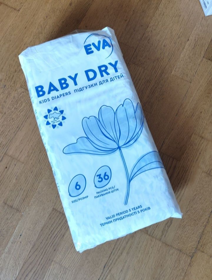 Памперсы BABY-DRY 6