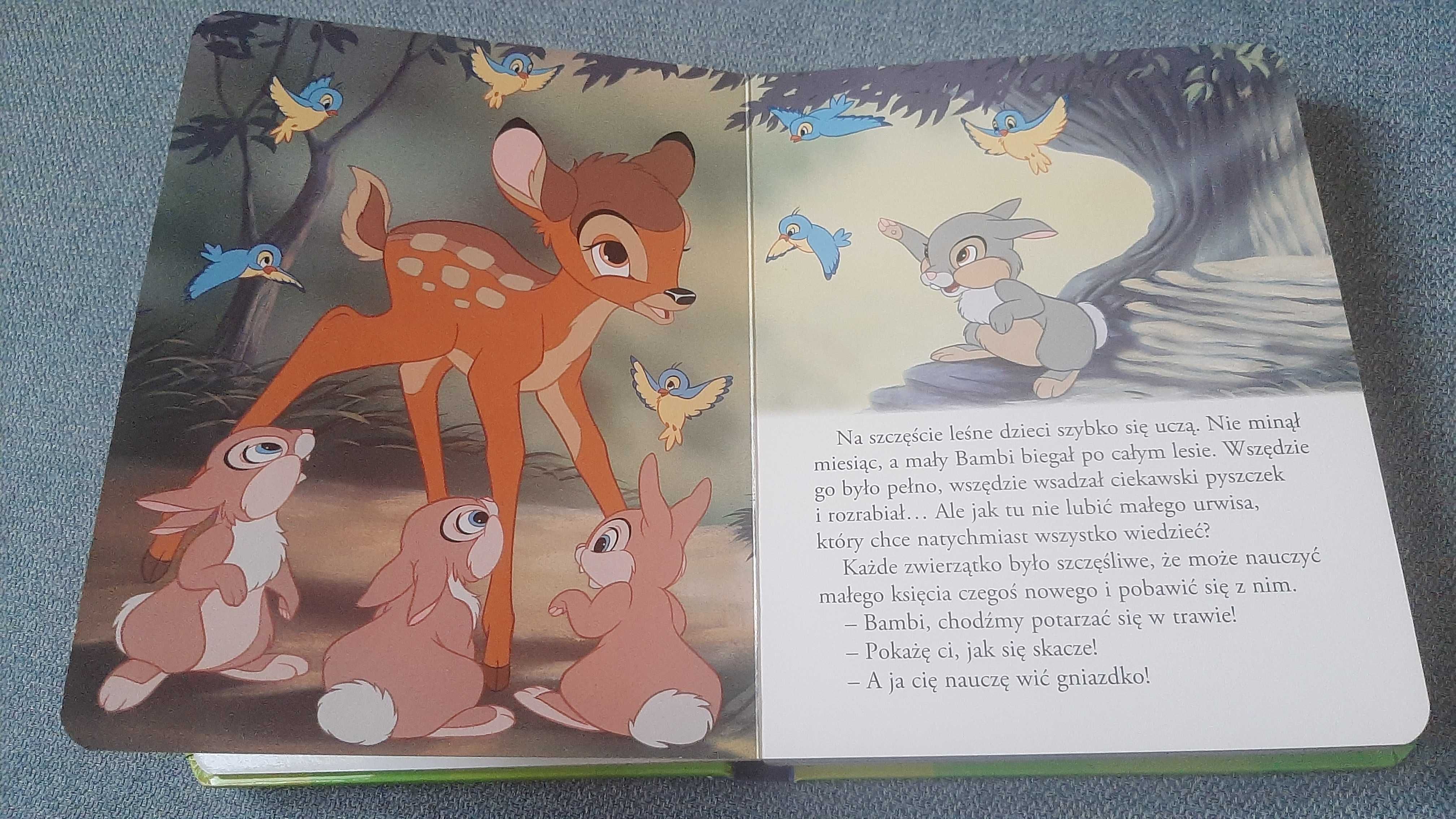 Bambi Disney książeczka z okienkiem tekturowe strony