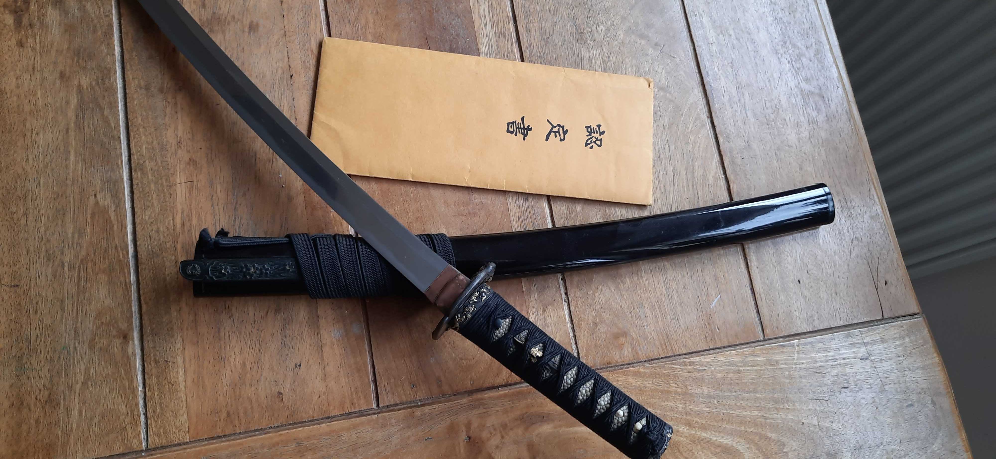 Miecz katana japoński samurajski wakizashi Okres Muromachi