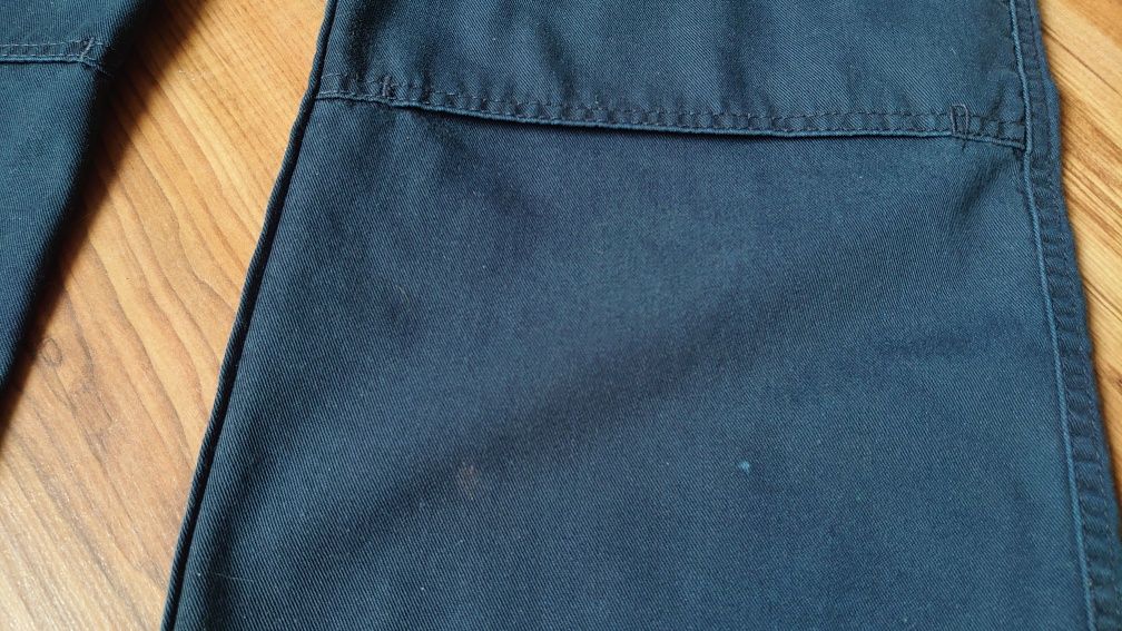 Oryginalne Dickies Spodnie Cargo Combat Z kieszeniami Granat 38S