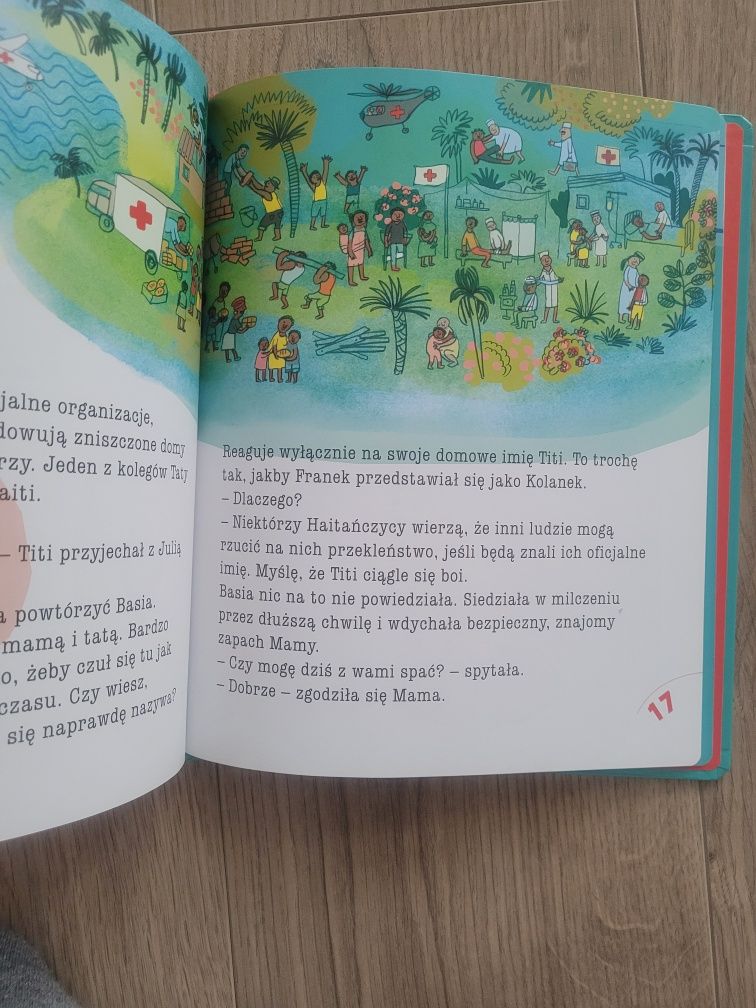 Książka, Basia i kolega z Haiti