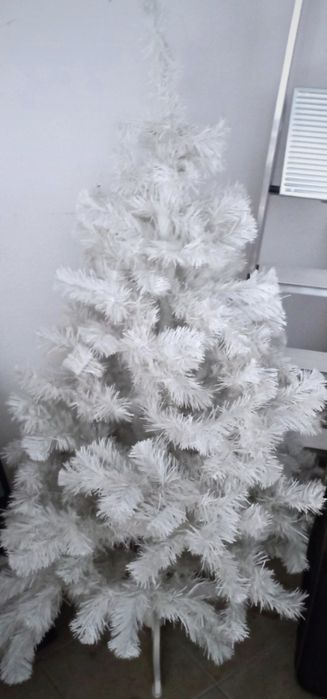 Sztuczna choinka biała – 120 cm