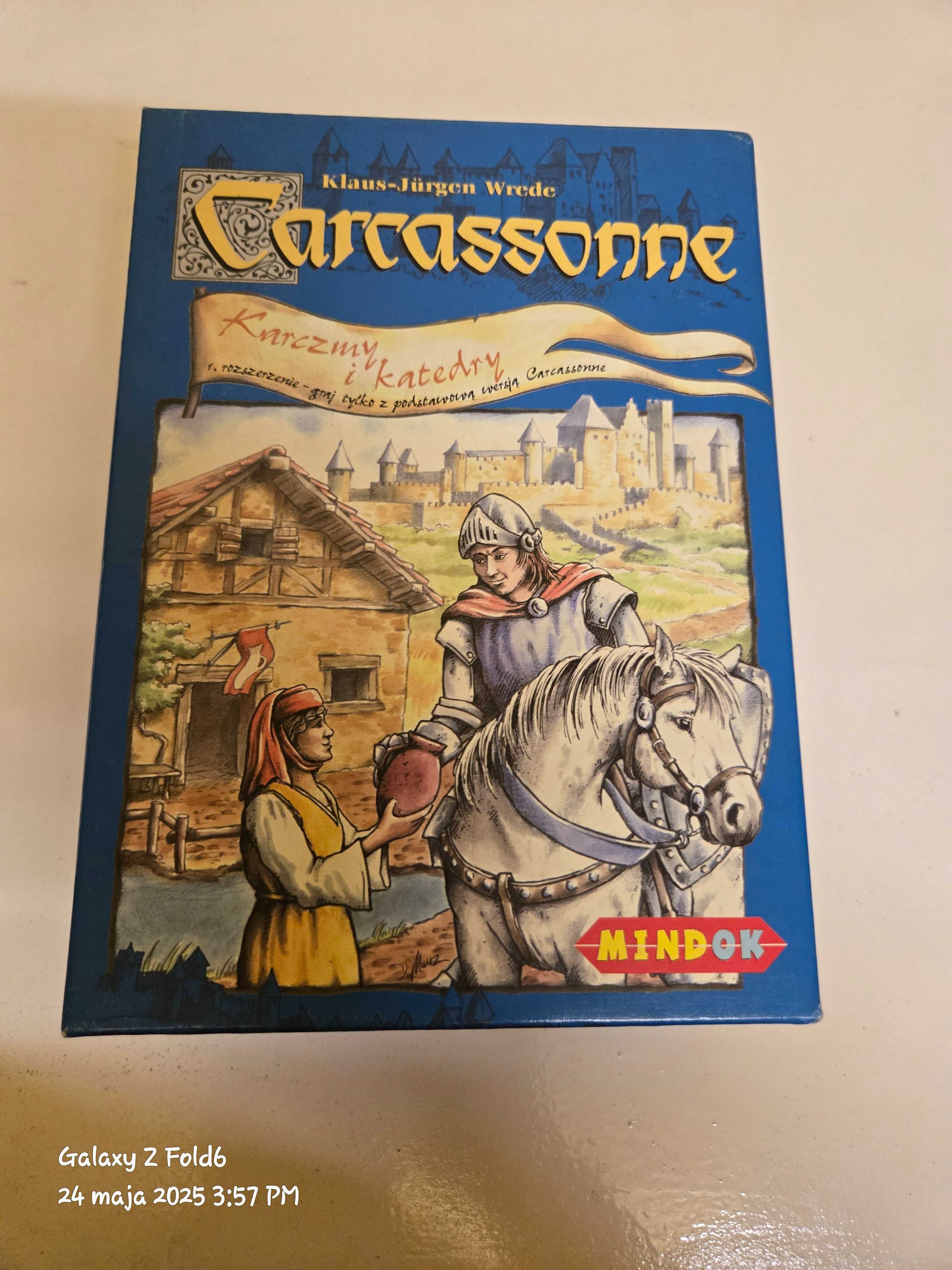 Carcassonne - gra planszowa z dodatkiem karczmy i katedry