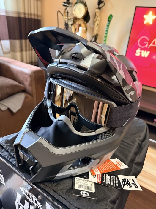 Kask full face BELL SUPER AIR R MIPS SPHERICAL (czarno-szary)