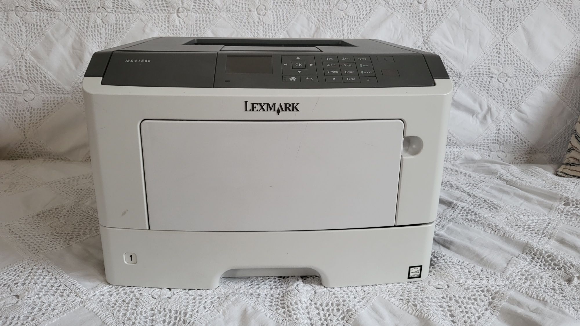 Drukarka jednofunkcyjna laserowa (mono) Lexmark MS415dn - drukuje ale