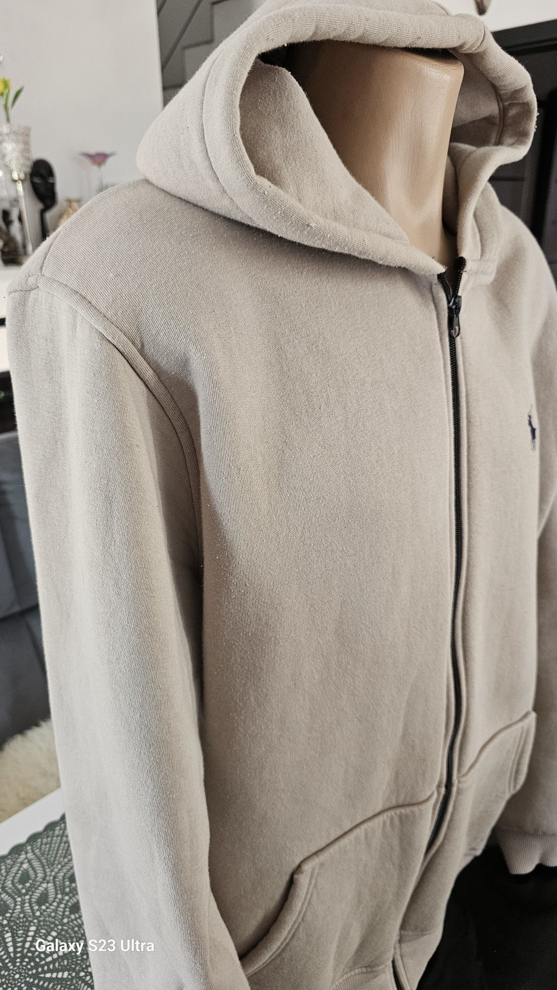 Bluza gruba męska z konikiem XXL
