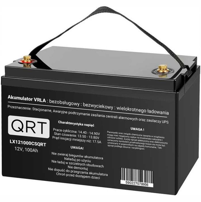 Акумулятор AGM 100Ah • акумулятор гелевий до ДБЖ, UPS 12v•  100ah