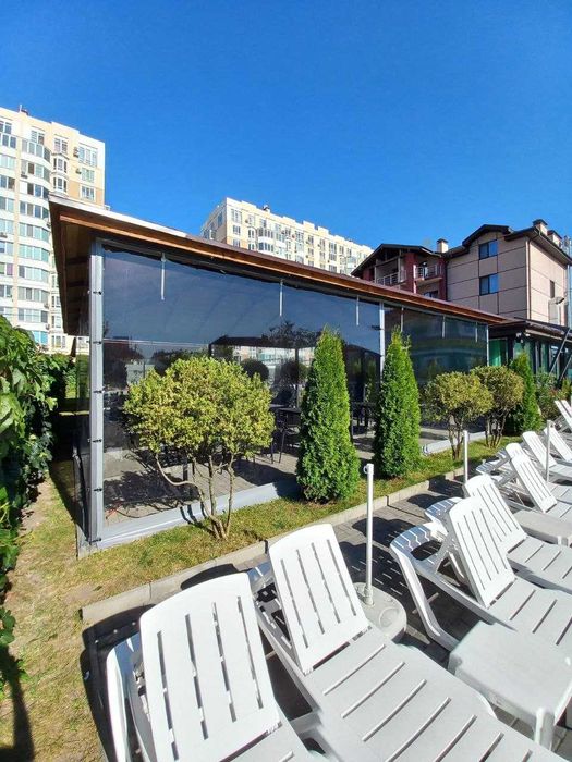 Штори-м'які вікна для тераси