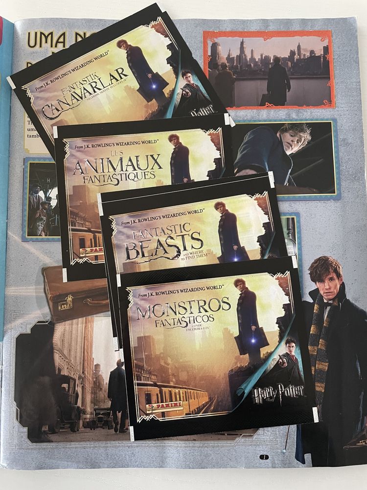 Caderneta Panini Monstros Fantasticos/Harry Potter