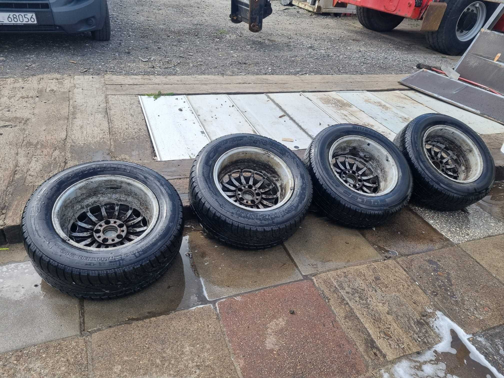ALUFELGI mercedes W140 S klasa 5x112 et51  7,5J z oponami PIRELLI 23