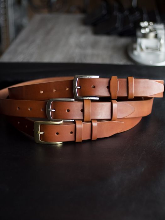 Ручна робота / ремінь чоловічий шкіряний 4 см. Пояс