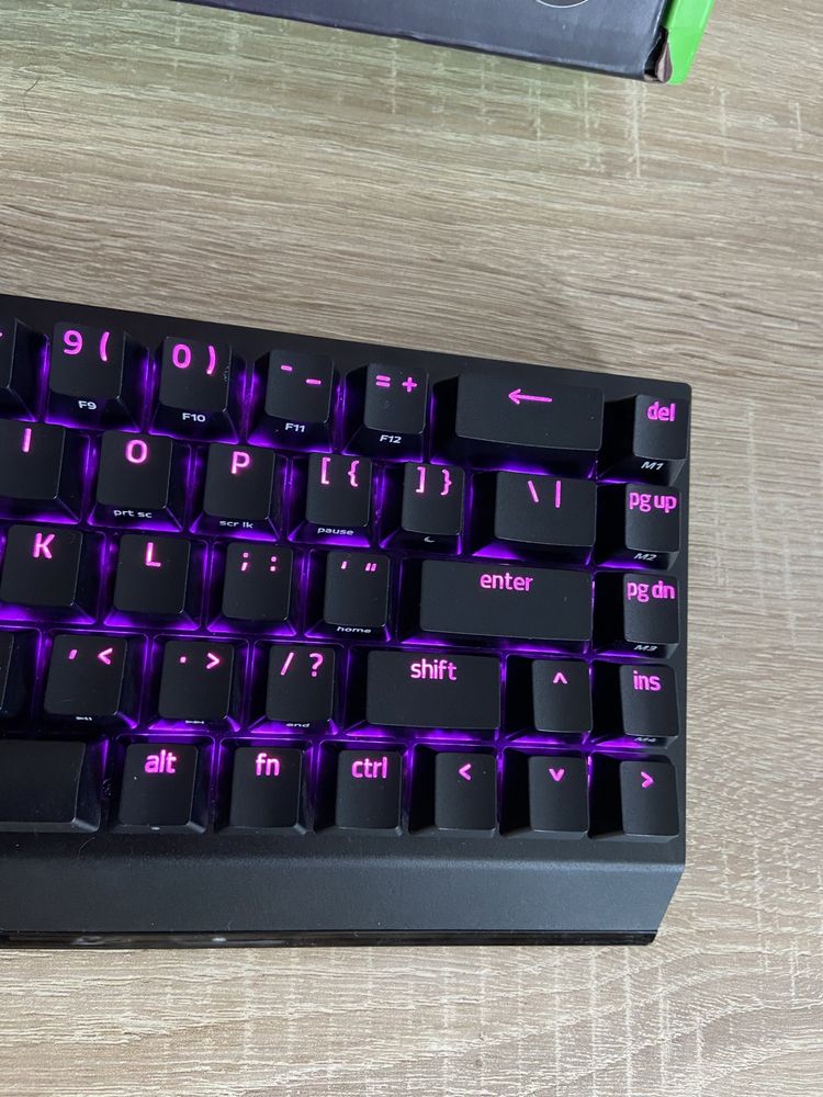 Klawiatura mechaniczna Razer Blackwidow V3 mini hyperspeed yellow