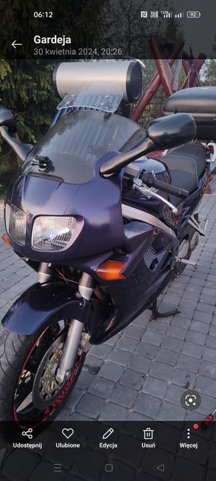Sprzedam hondę vfr 750 rc36ll rozrząd na kołach zębatych