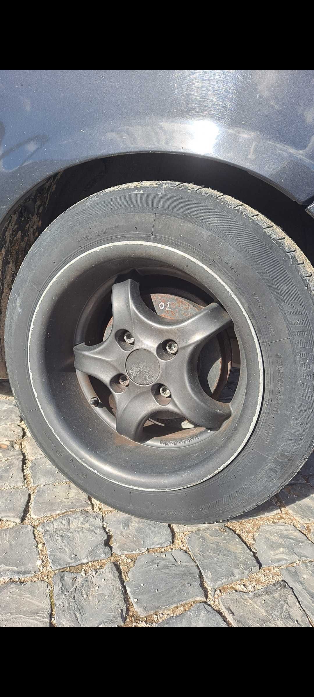 4 x Jantes Brock B5 8x14" Aba larga