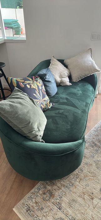 Sofá verde Beliani