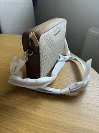 Nowa torevka michael kors crossbody jet set monogram vanilla