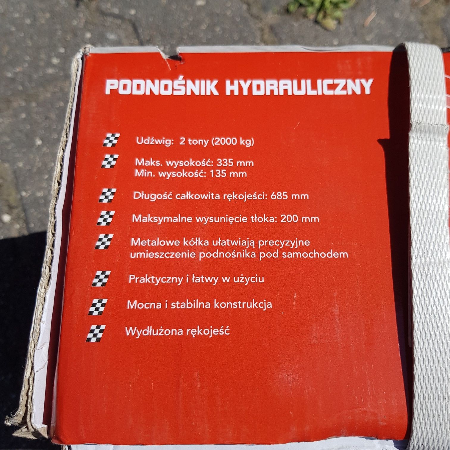 NOWY Podnośnik hydrauliczny żaba 2tony Gt Max