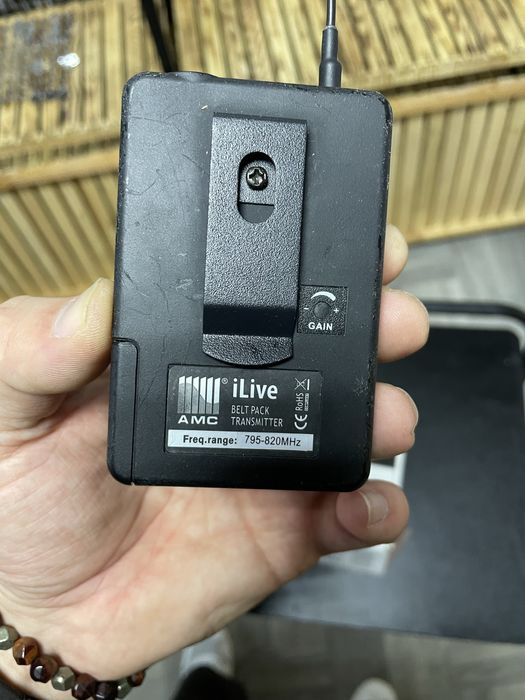 Бодіпак AMC iLive BP + гарнітура HM | UHF 795–820 MHz | Радіосистема