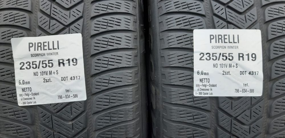 Opony Pirelli 235 55 R19