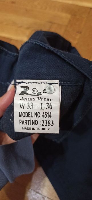 Брюки джинси чоловічі сині