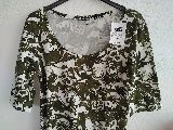 Blusa / Camisola padrão verde - Tezenis - Tamanho L - Nova!