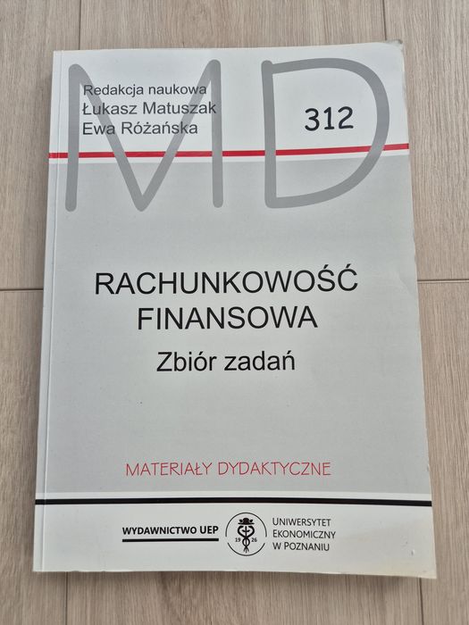Rachunkowość finansowa, 312, Materiały Dydaktyczne UEP
