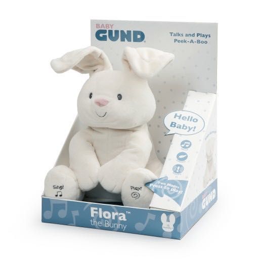 GUND pluszowy KRÓLIK z dźwiękiem 30 CM