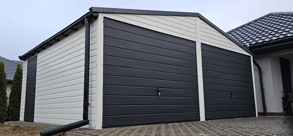 Garaż Blaszany 6x6 Premium, konstrukcja profil, PROMOCJA!