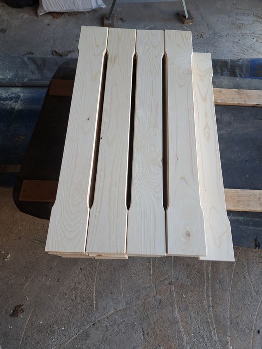 Sztachety drewniane świerkowe szer 12cm. Od ręki