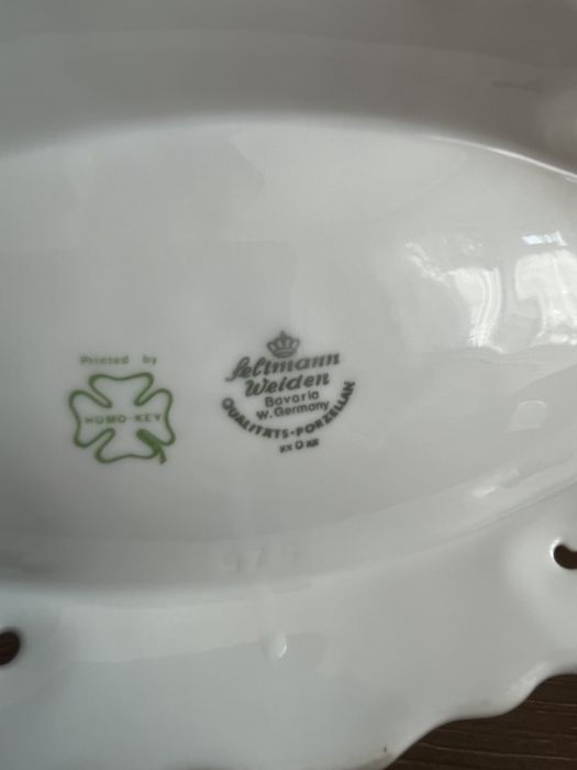 Osłonka na doniczkę żardiniera Weidman Germany porcelana Sygnatura