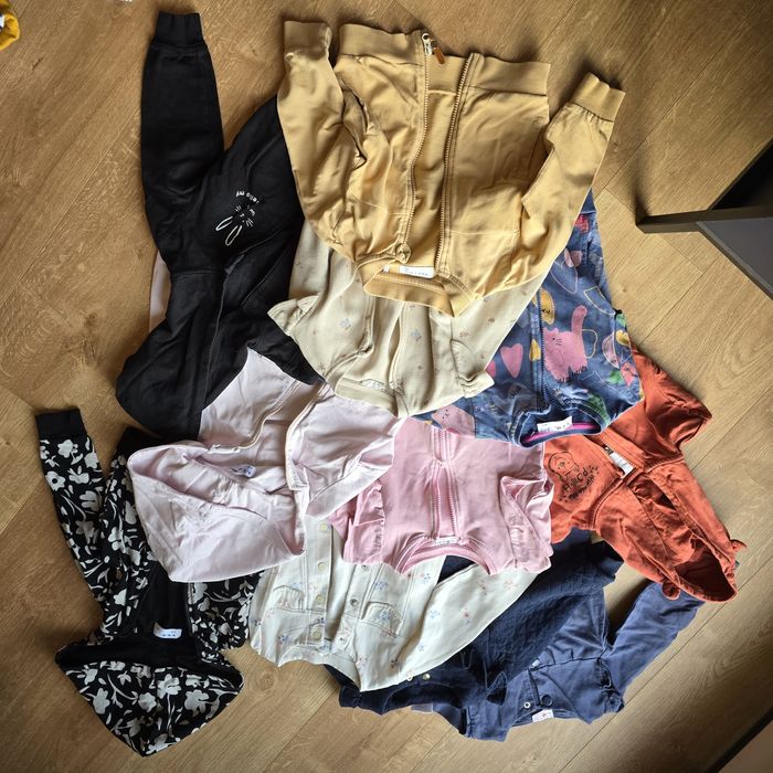 Wielka paczka ubranek dla dziewczynki r.92