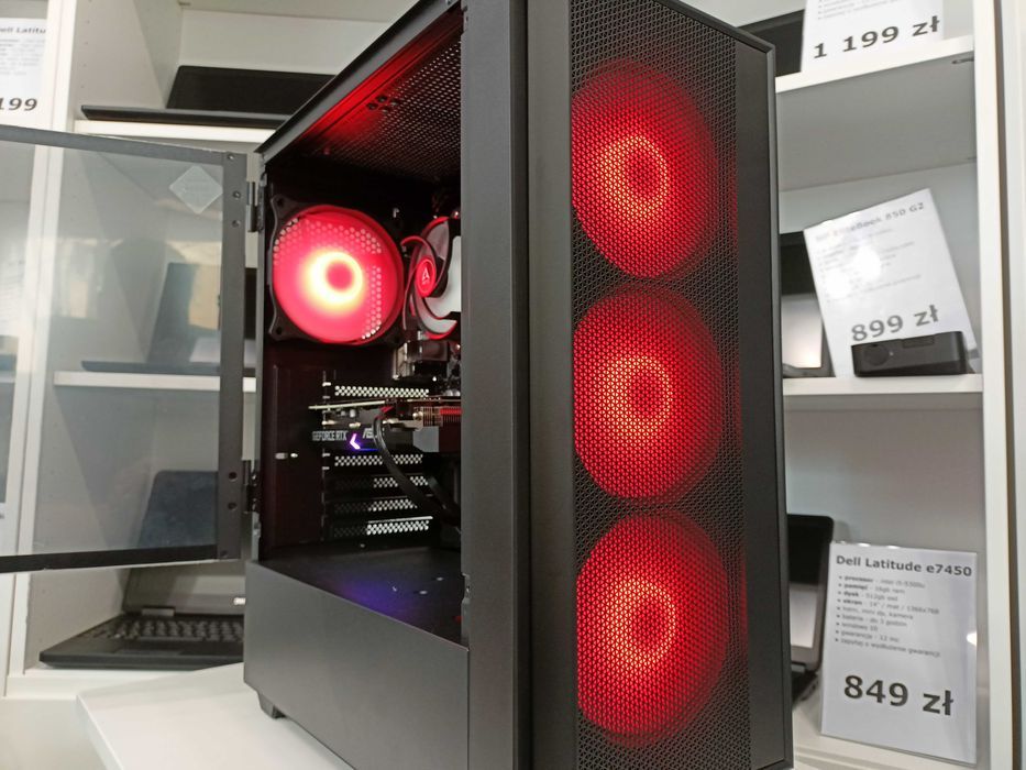 Nowy Komputer Gamingowy Ryzen 7 5700X 2TB 64gb RX 7800 XT 16gb RATY 0%