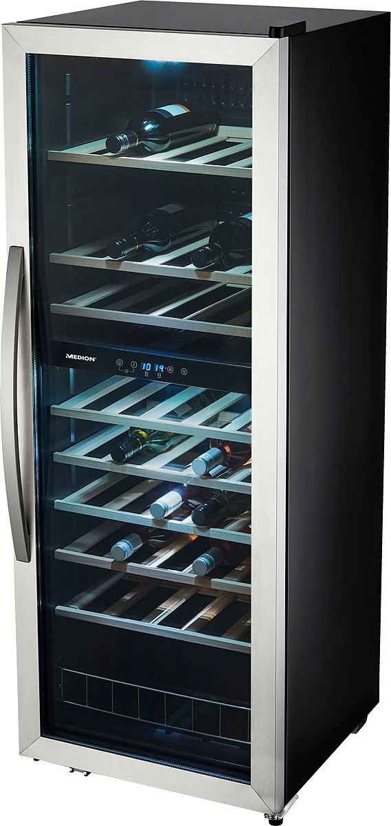 Немецкий винный холодильник витрина MEDION 54 бутылки 5°C-18°C