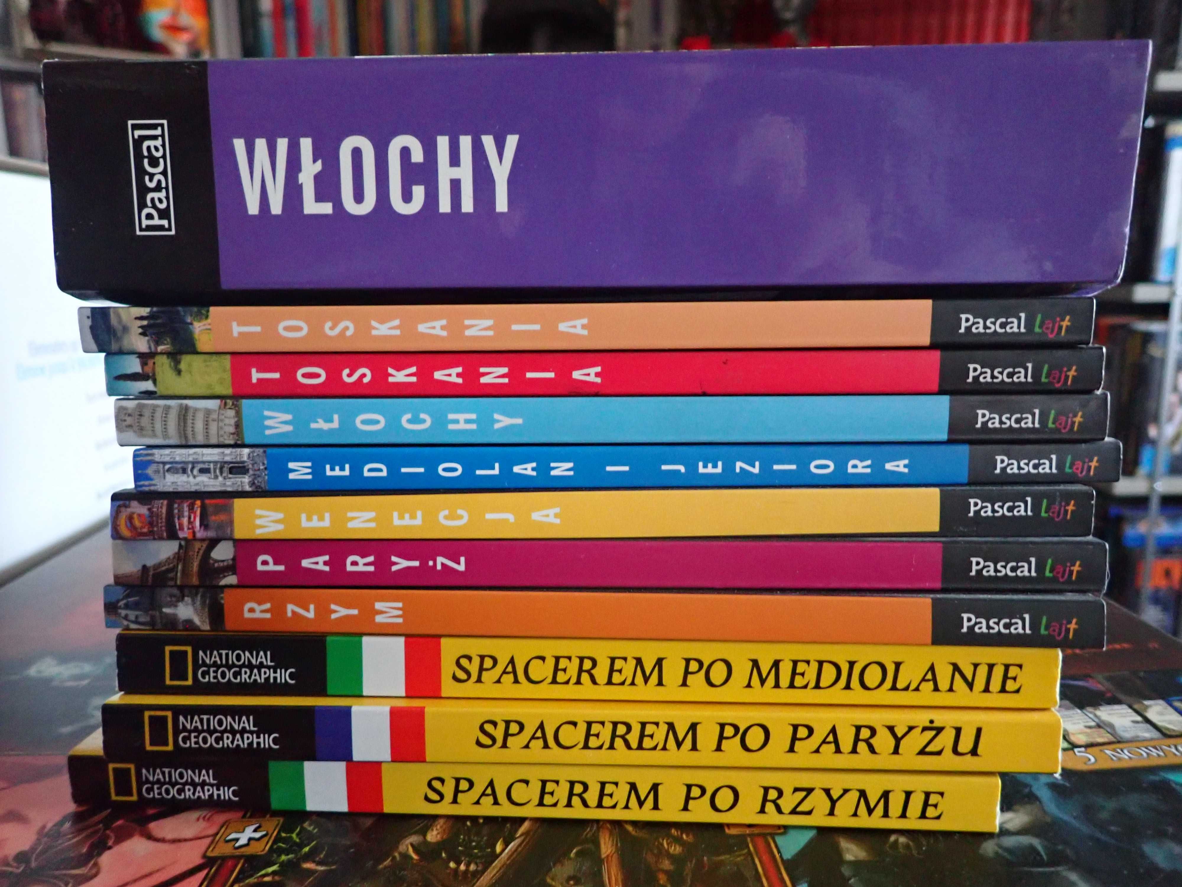 przewodniki Włochy, Rzym, Mediolan, Wenecja, Toskania, Paryż