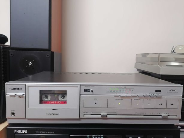Magnetofon Telefunken HC 800 HIFI Stereo Cassette Deck