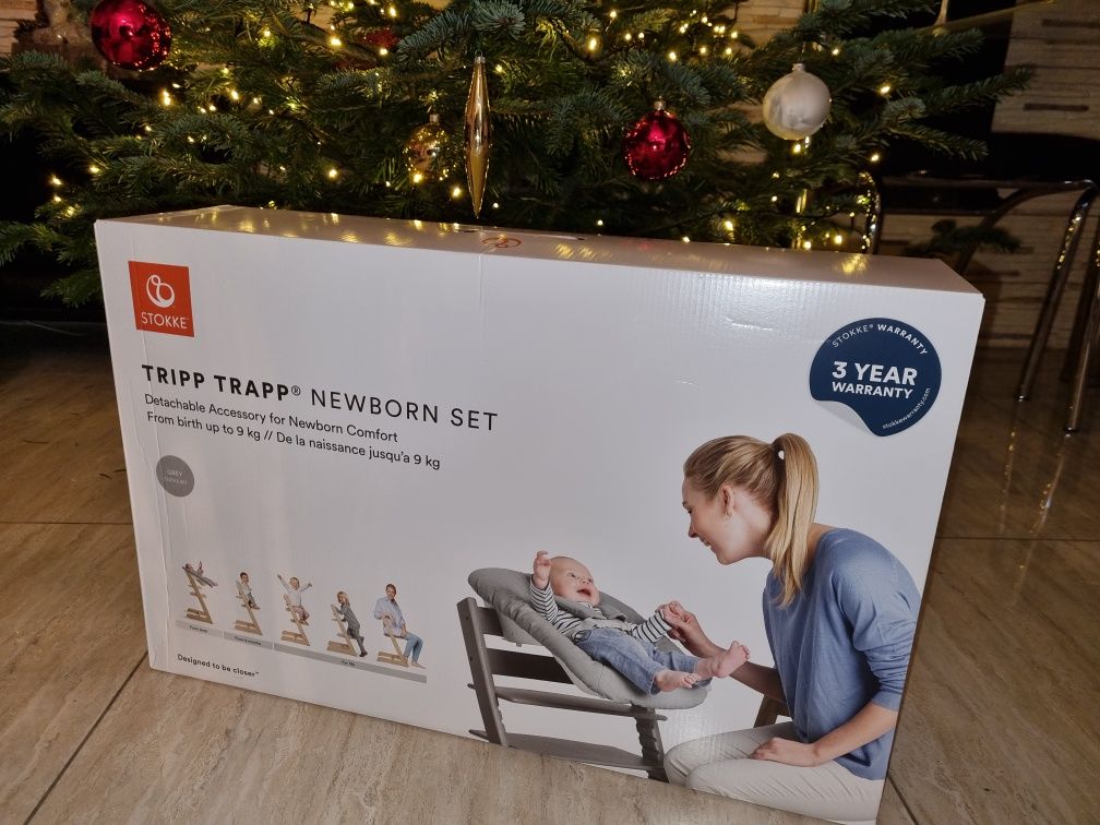 STOKKE TRIPP TRAPP NEWBORN SET siedzisko dla noworodka nowe