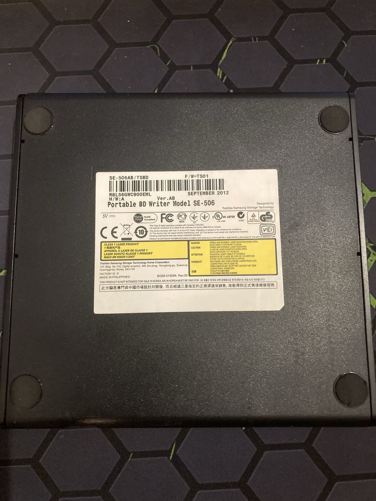 Samsung Zewnetrzy napęd Blu-Ray SE-506