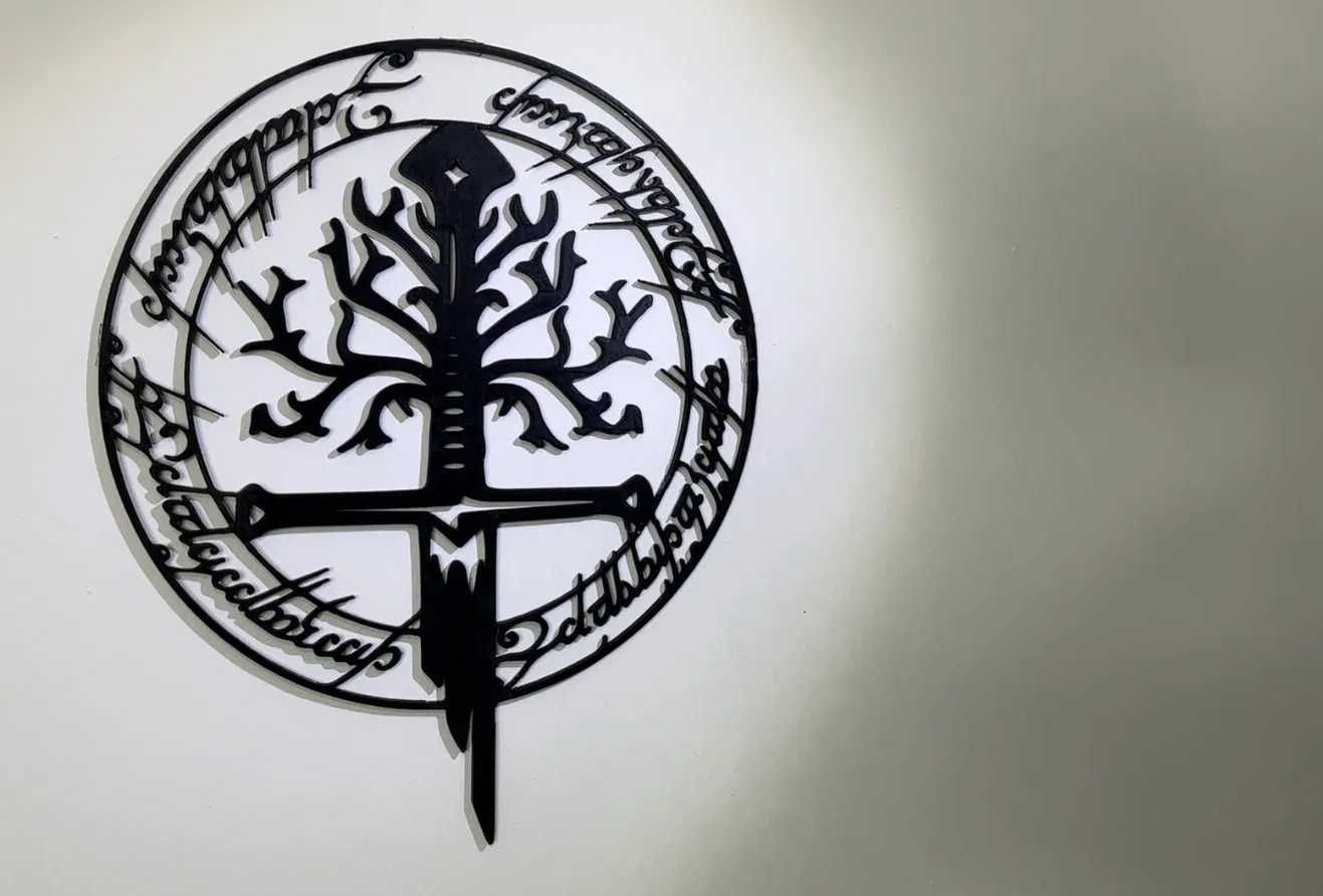 LOTR Anduril Figura Ozdobna na ścianę Panel