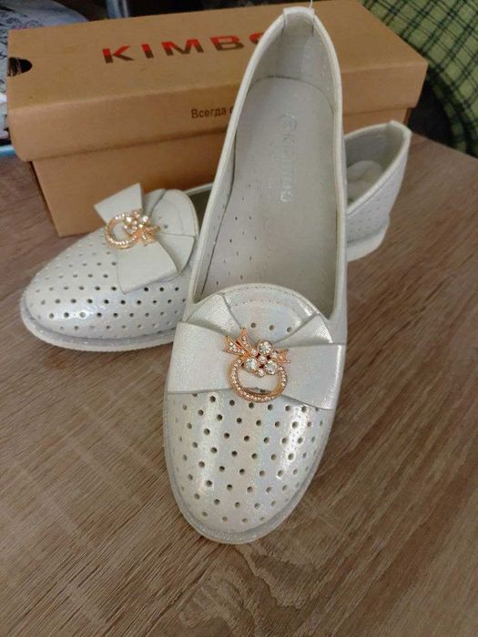 Святкові балетки - туфлі для дівчинки 34 розмір