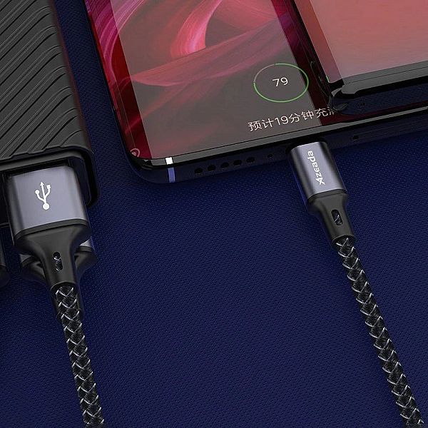ORYGINALNY Kabel USB - USB Typ C 3A 1m do ładowania telefonu / przesył