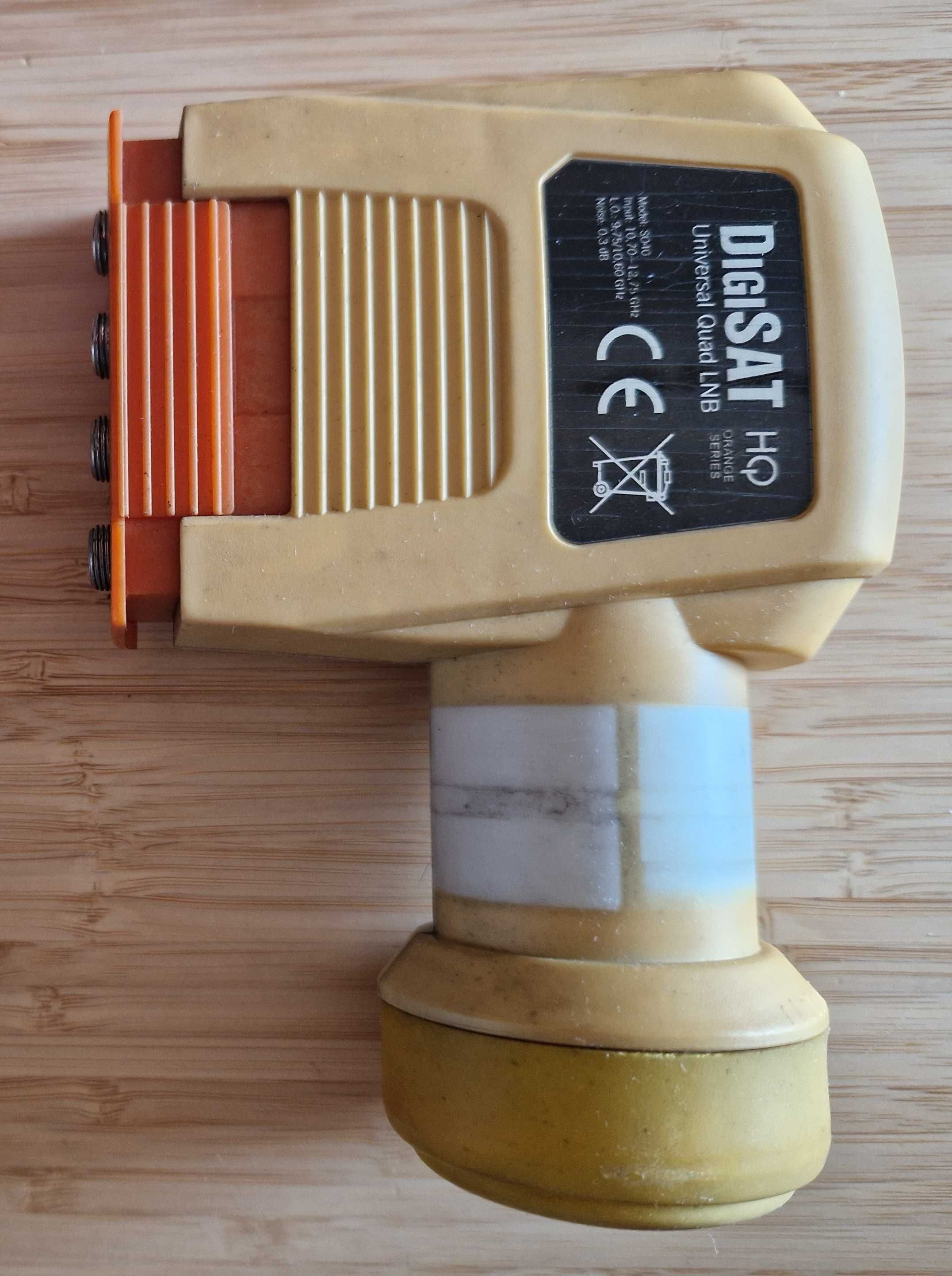 Konwerter Satelitarny DigiSat Universal QUAD LNB S040 4K Poczwórny