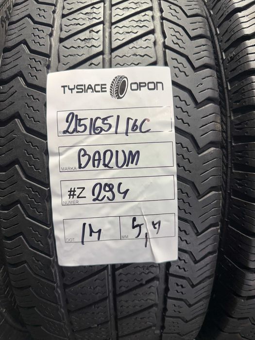 Opony Zimowe 215/65/16C Barum SnoVanis2 Komplet #Z294