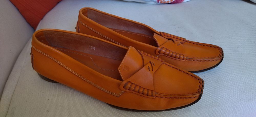 Sapatos Tods cor laranja